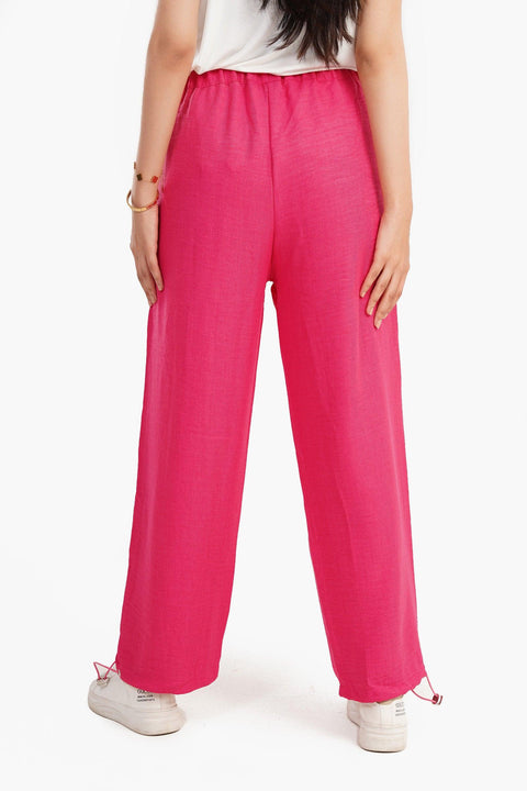 Linen Lounge Parachute Pants