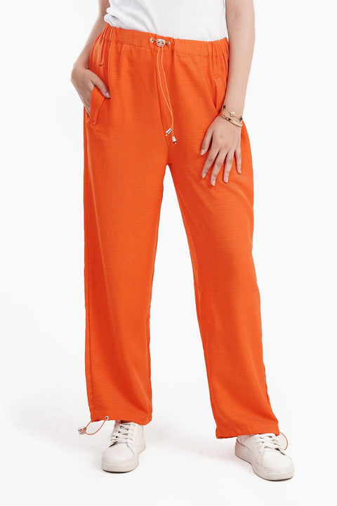 Linen Lounge Parachute Pants