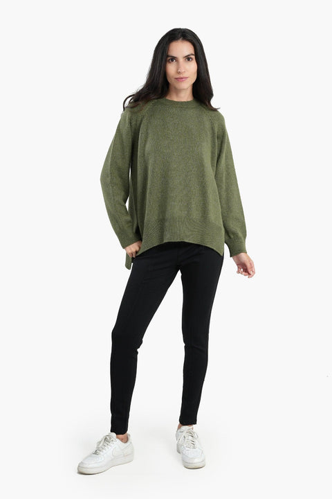 High Low Long Sleeves Pullover