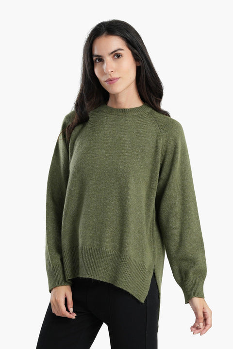 High Low Long Sleeves Pullover