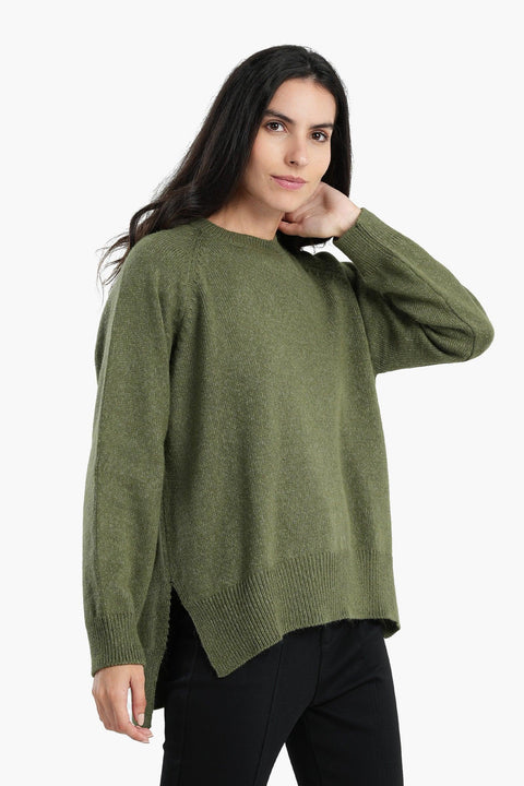 High Low Long Sleeves Pullover