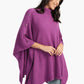 Poncho with Shoulder Buttons