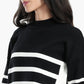 Pullover with White Stripes