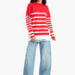 Pullover with White Stripes