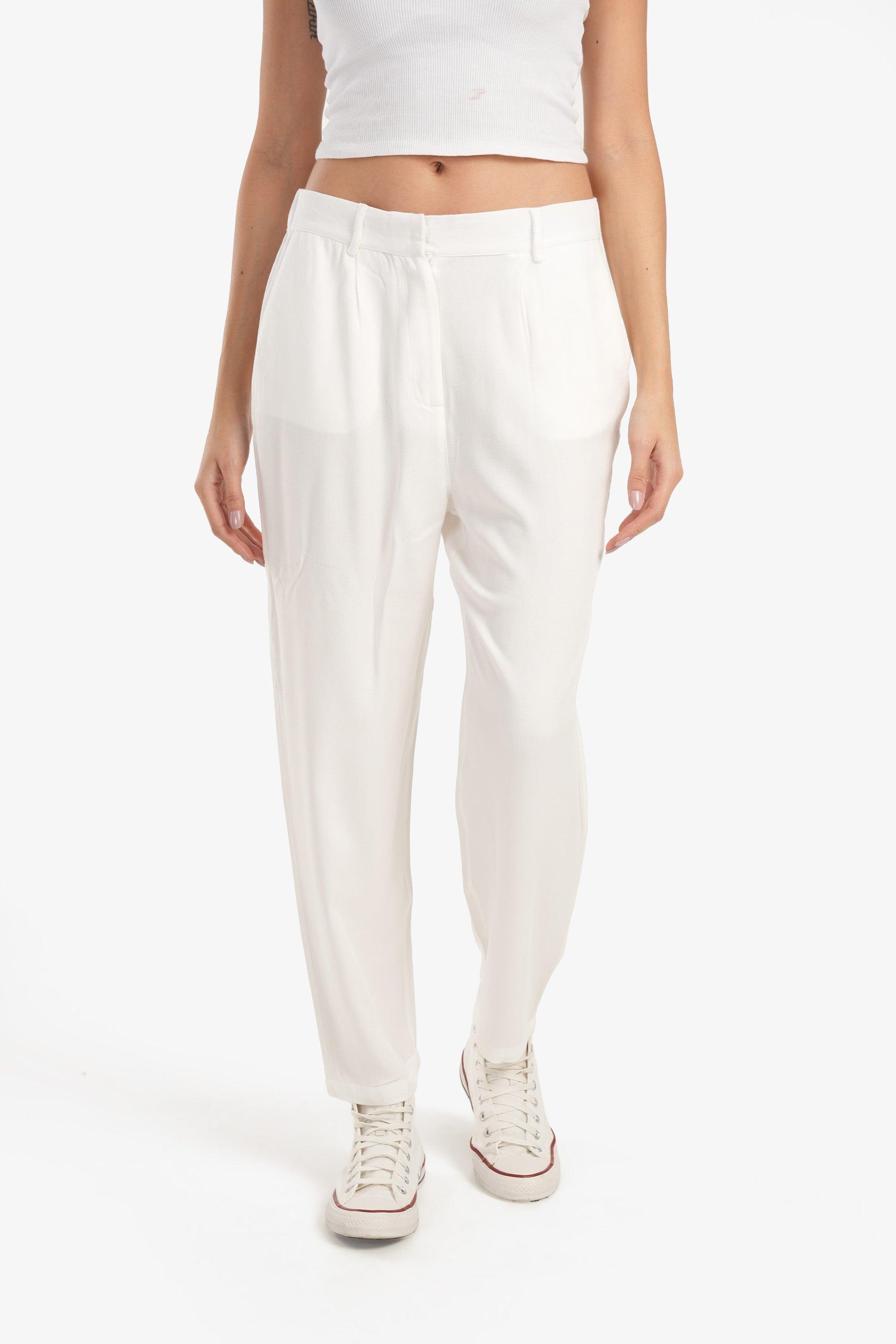 بنطلون بقصة كاروت أنيق