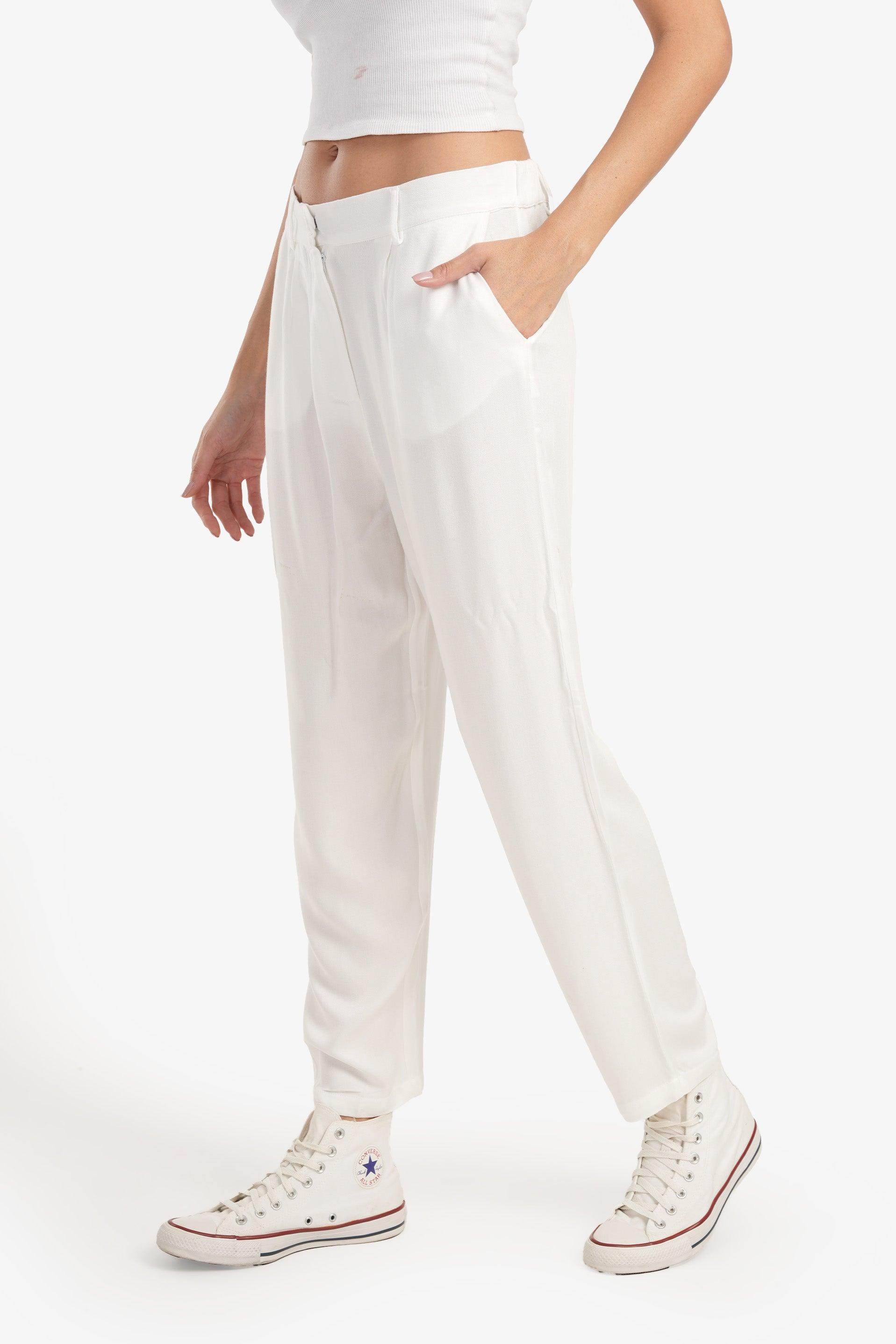 بنطلون بقصة كاروت أنيق