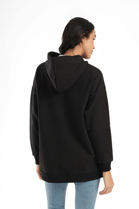 Black Milton Lounge Sweatshirt