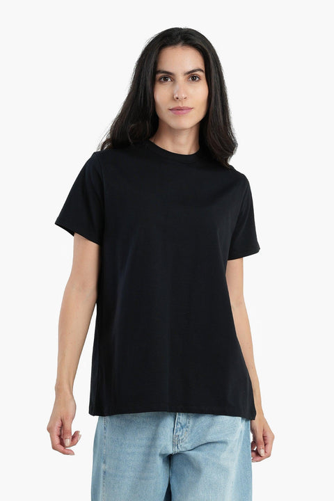 Cotton Basic Slip On T-Shirt