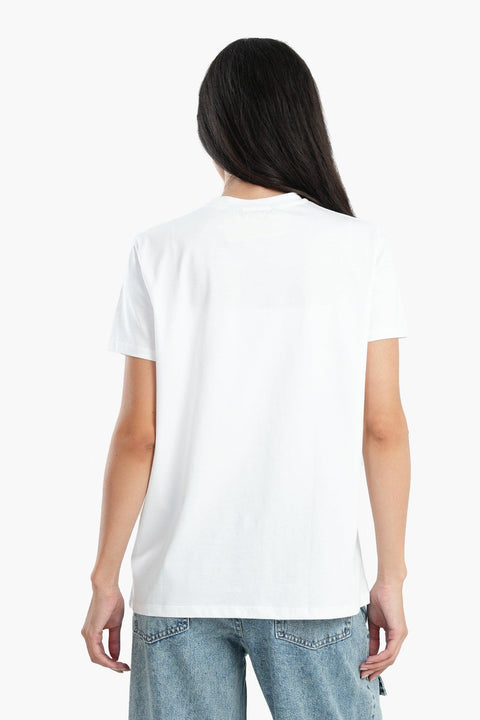 Cotton Basic Slip On T-Shirt