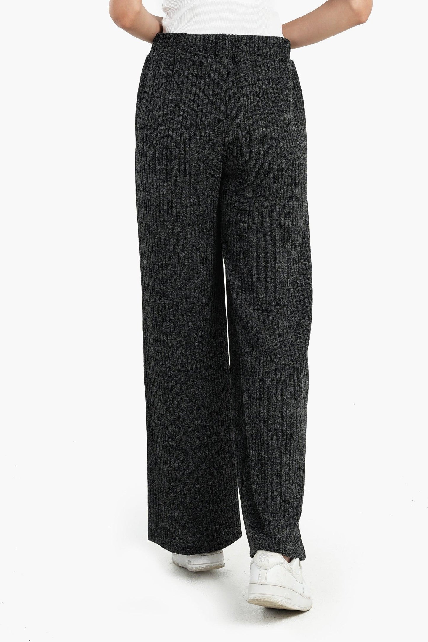 Wool Blend Knitted Pants