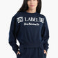 Navy Printed Lounge Sweatshirt