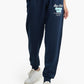 Navy Cotton Lounge Joggers
