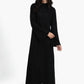 Dress with Long Flared Sleeves
