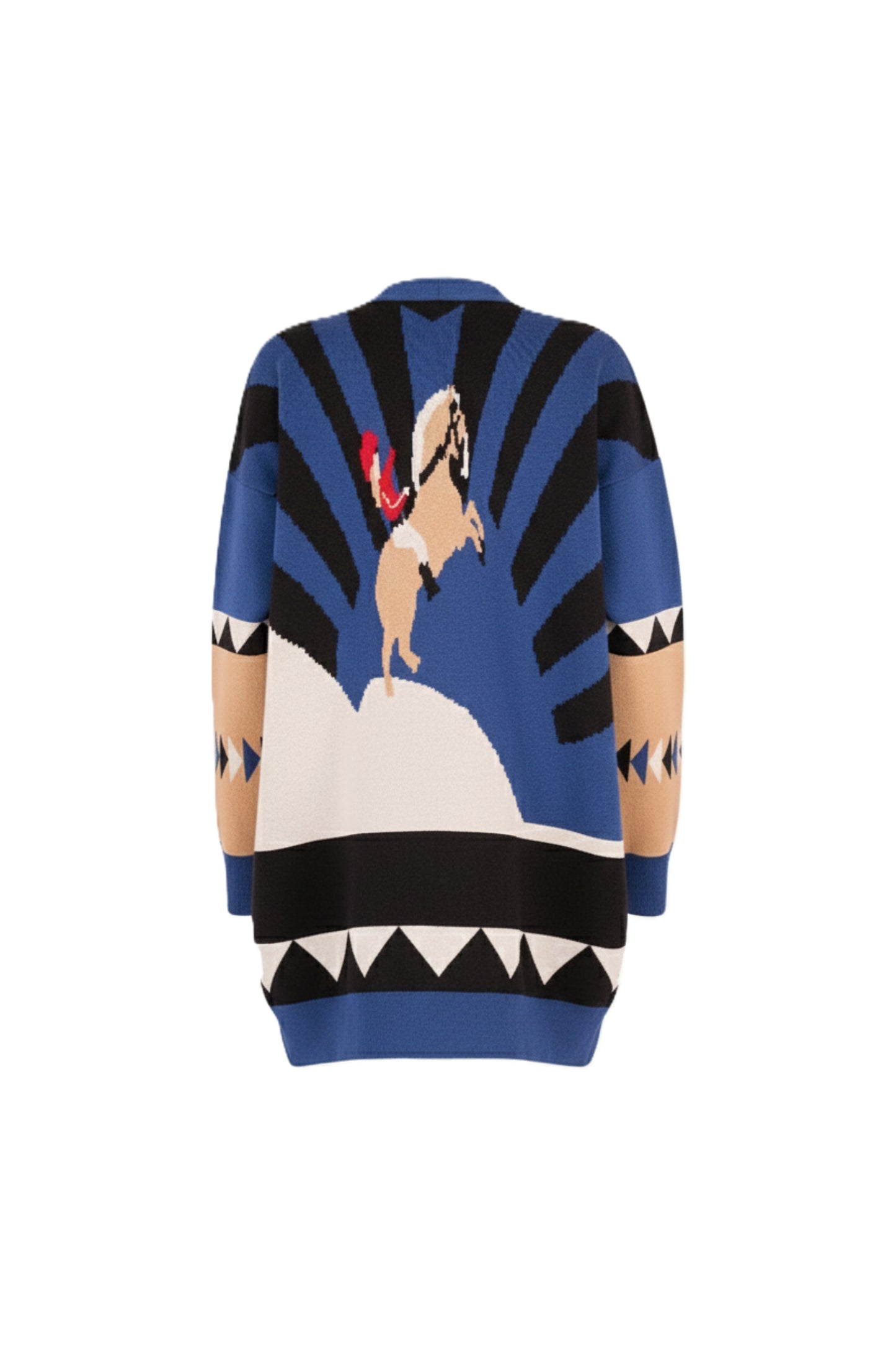 كارديجان صوف بطبعة حصان