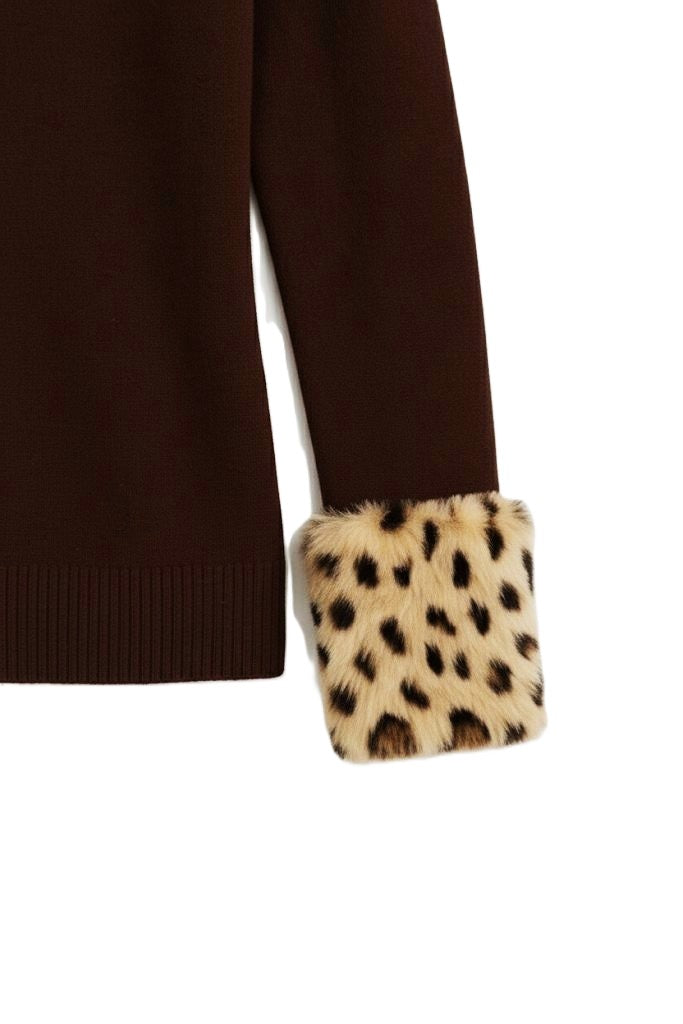 Fur Cuffs Pullover