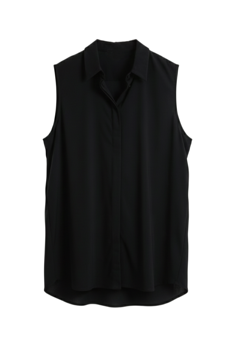 Classic Hidden Placket Blouse