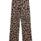 Leopard Flare Pants