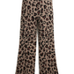 Leopard Flare Pants
