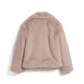 Open Neckline Fur Jacket