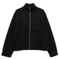 Stand Collar Wool Jacket