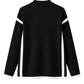 Contrast-Trim Wool Pullover