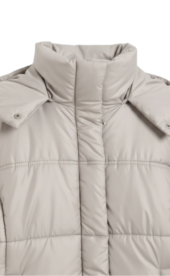 Hooded Long Puffer Jacket