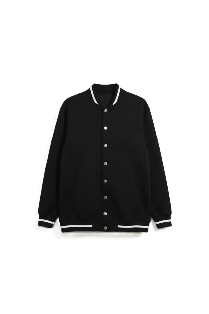 Button-Up Varsity Jacket