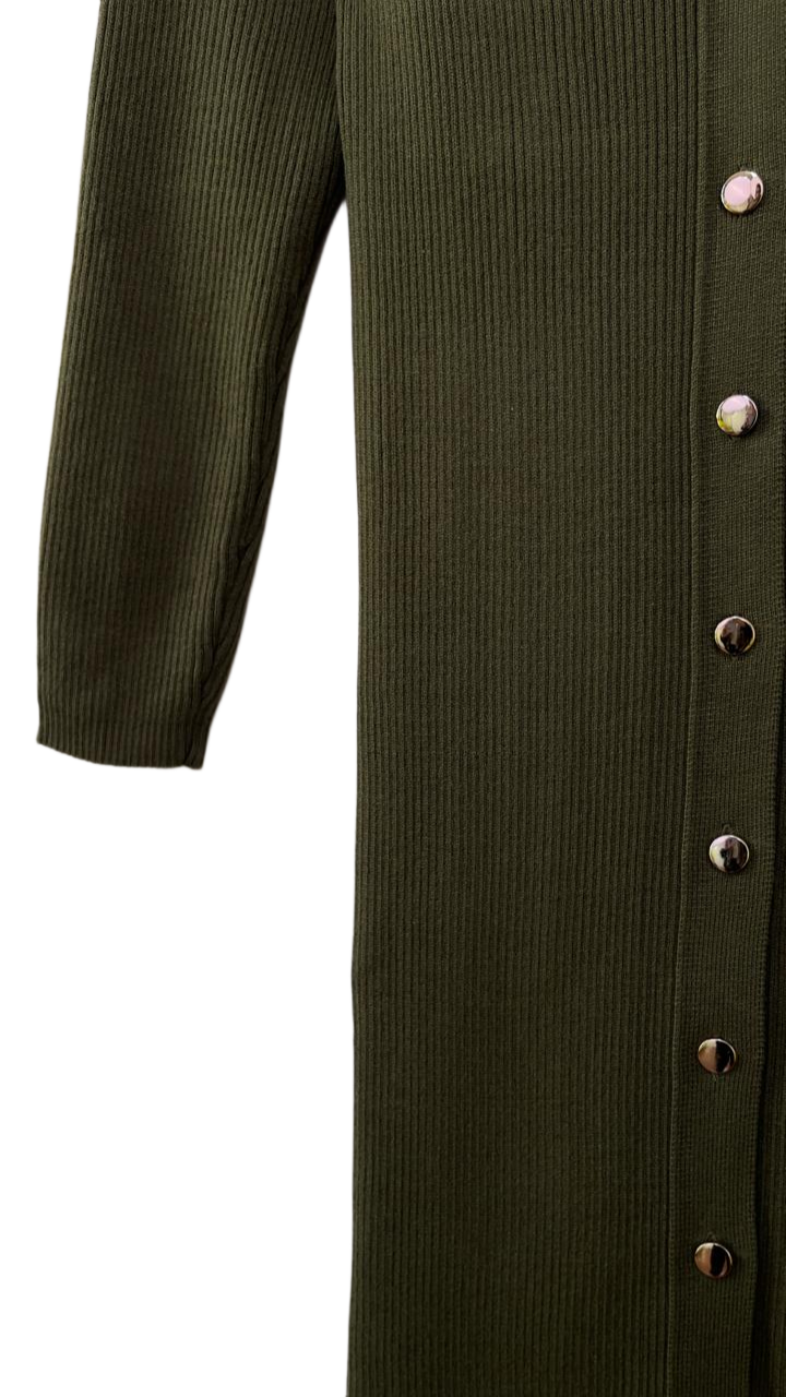 Button-Down Midi Dress