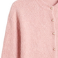 Crew-Neck Buttoned Cardigan