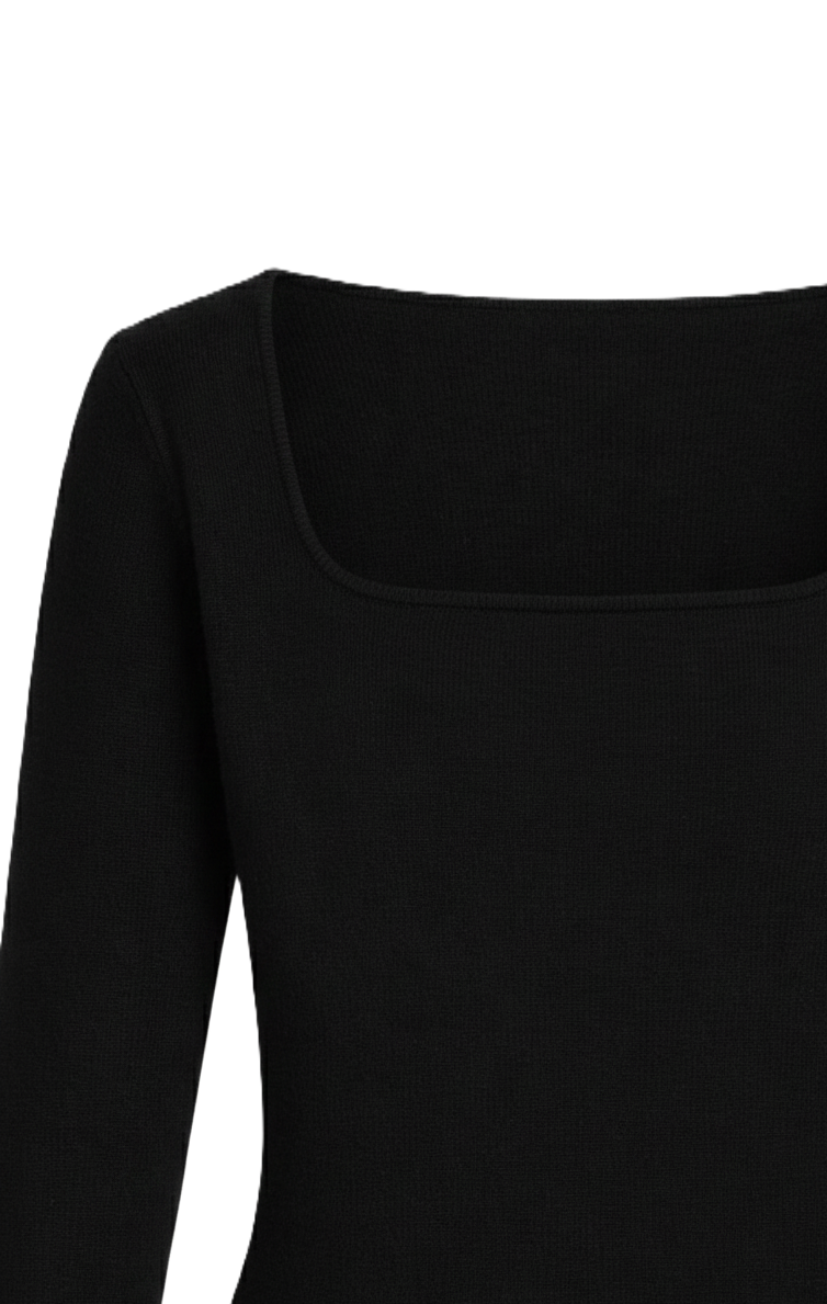 Square Neck Pullover
