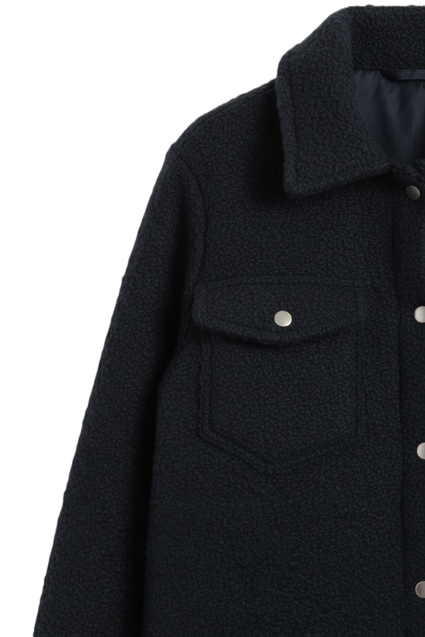 قميص شتوي بجيوب أمامية