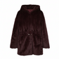 Hooded Faux Fur Coat