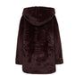 Hooded Faux Fur Coat