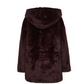 Hooded Faux Fur Coat