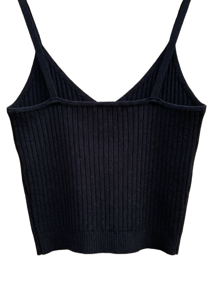 Cropped Slim Fit Top