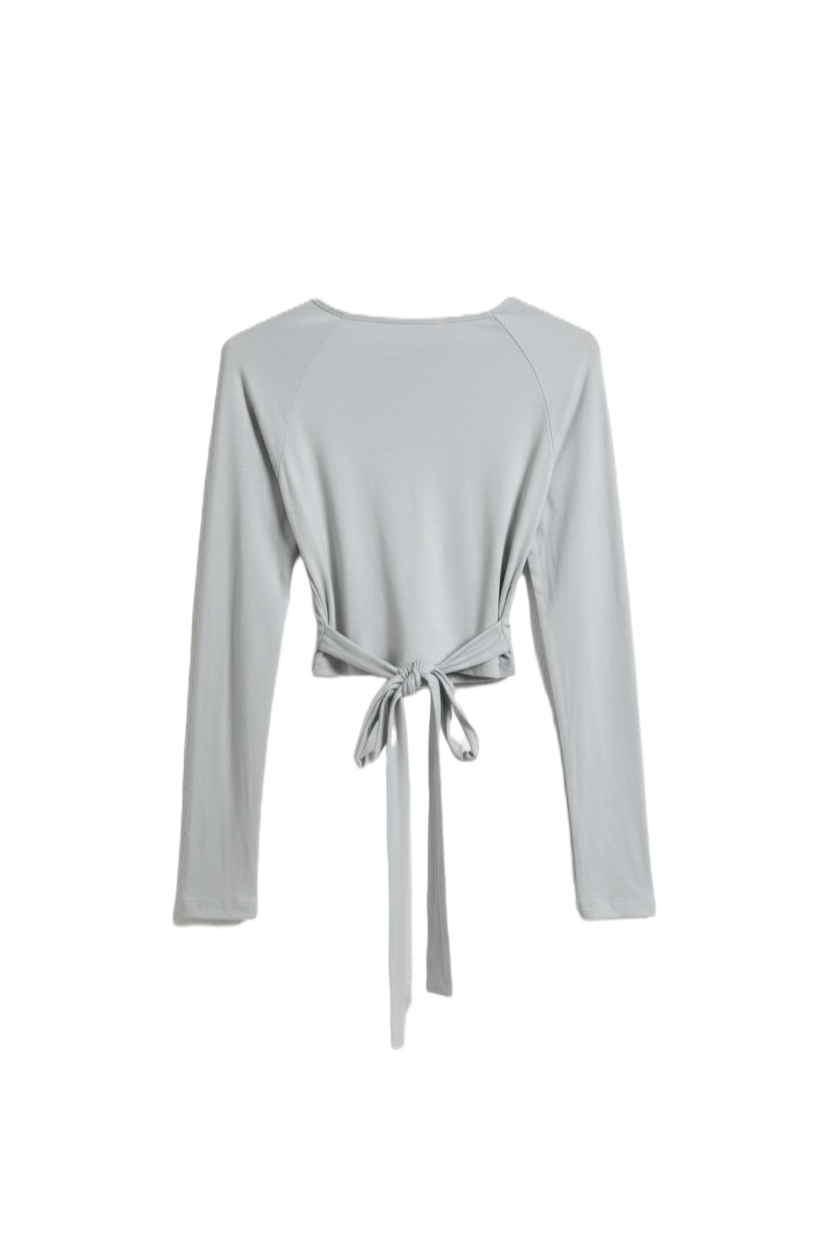 توب كاجوال بربطة خلفية