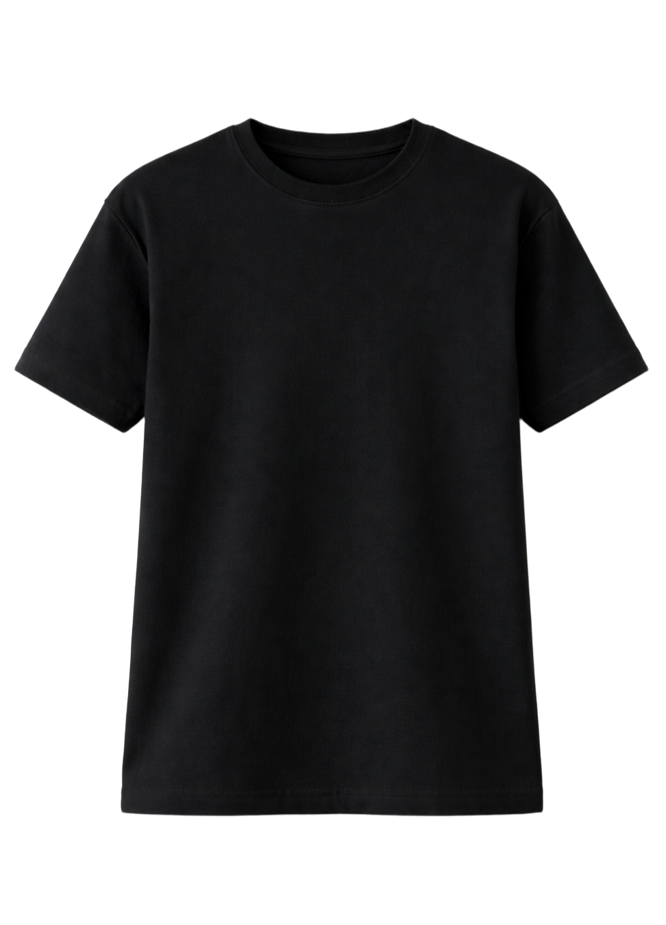 تيشيرت مريح بياقة مستديرة