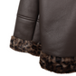 Fur-Lined Leather Jacket