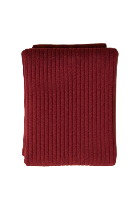 Ribbed Knitted Scarf