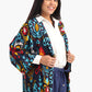 Elegant Printed Cardigan
