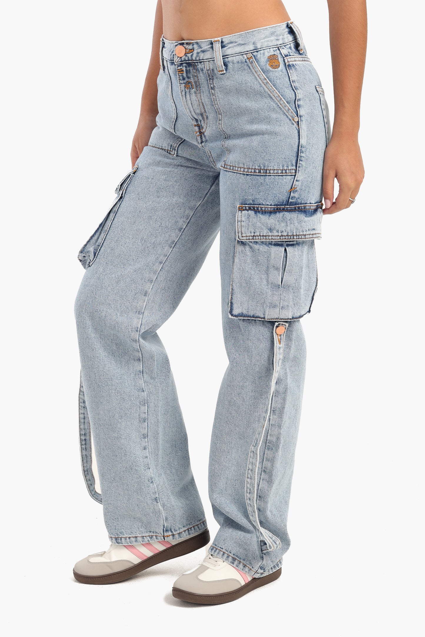 Cargo Jeans with 2 Pockets