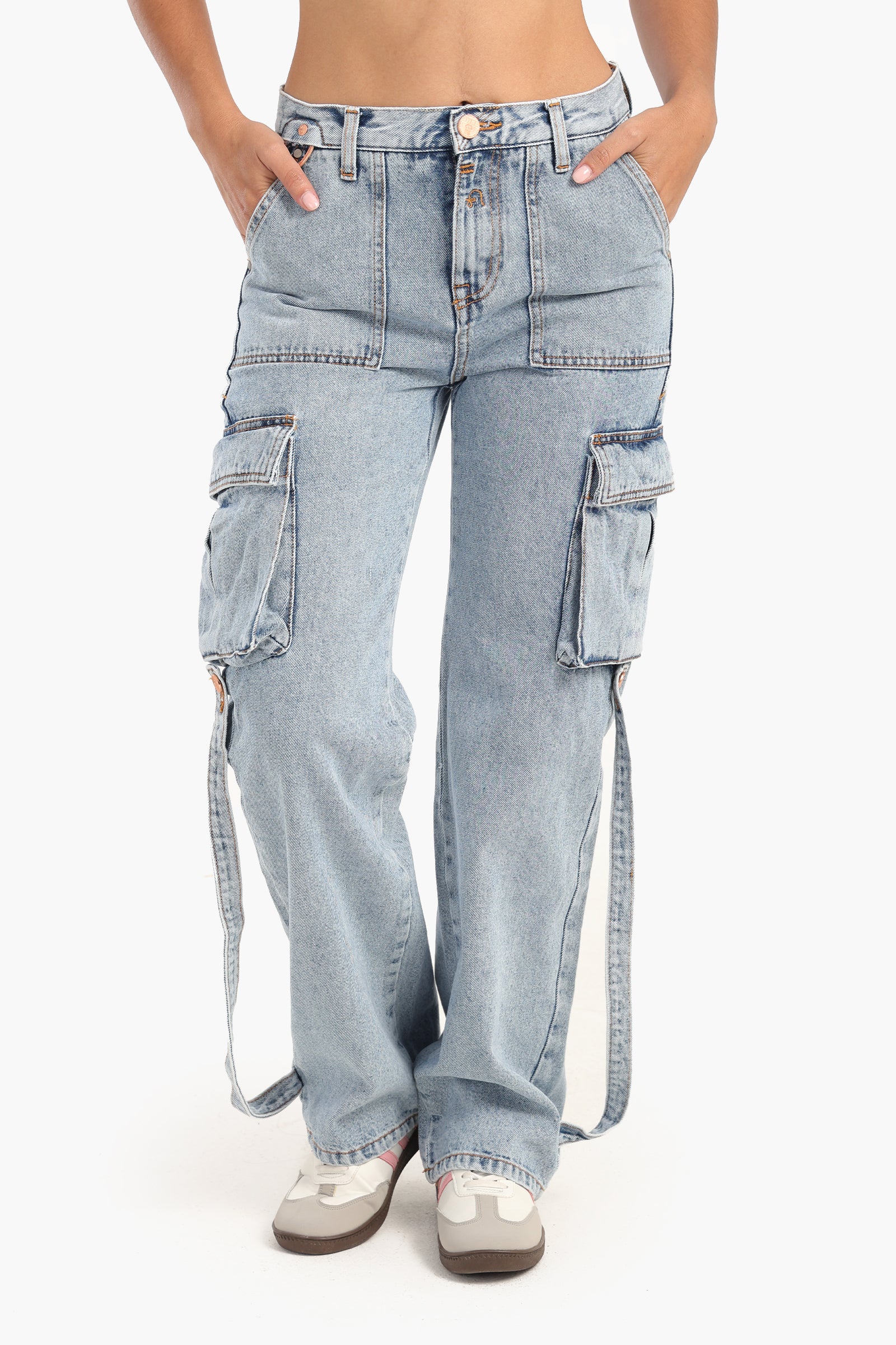Cargo Jeans with 2 Pockets