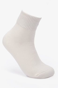 Ribbed Ankle Band Socks - 1 Pair