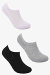 No Show Cotton Socks - 3 Pairs