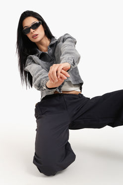 Cropped Denim Jacket