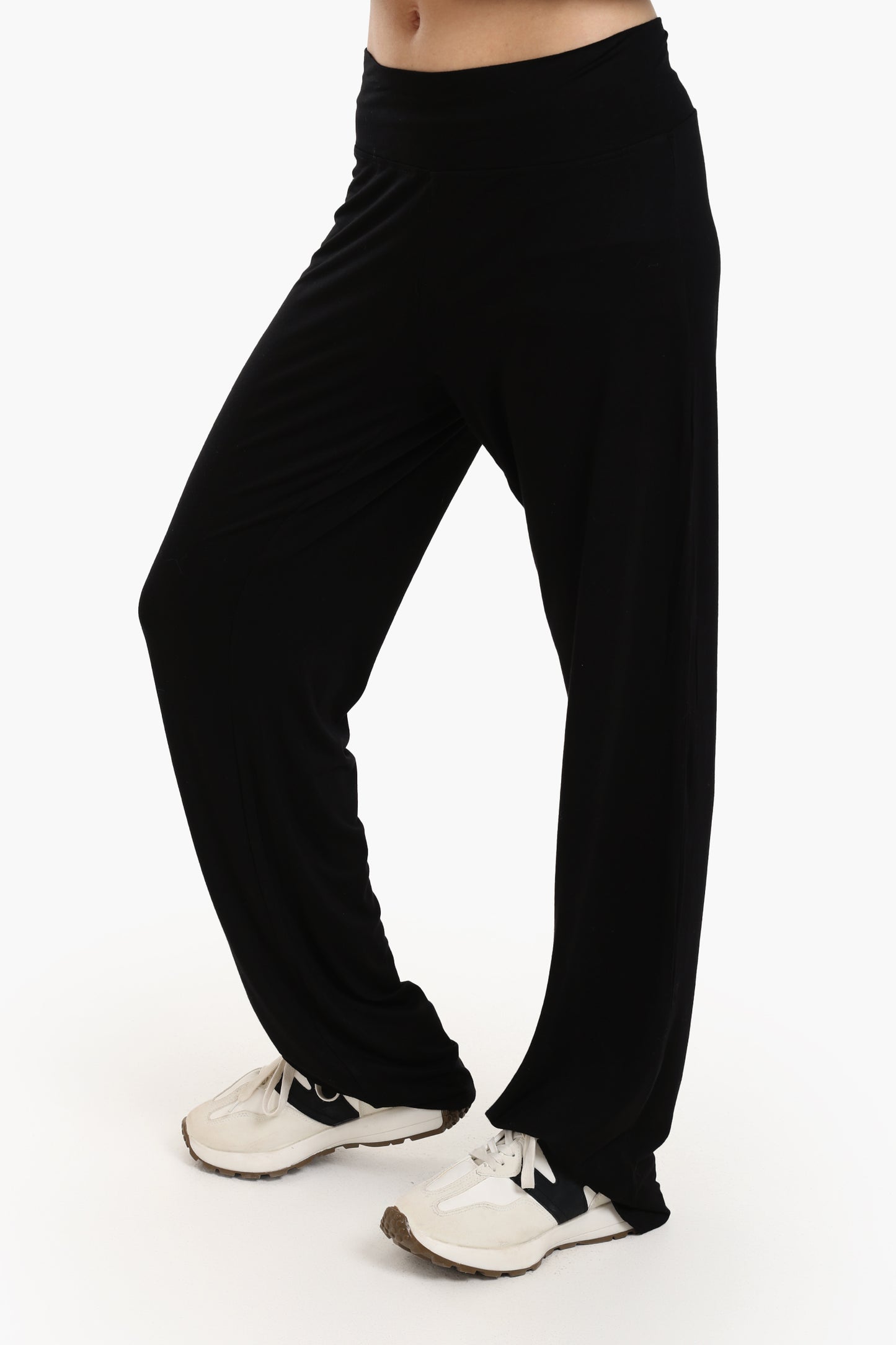 Black Viscose Pants