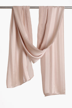 Striped Satin Scarf
