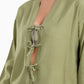 Tie Front V-Neck Blouse