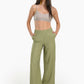 Olive Wide Leg Pants