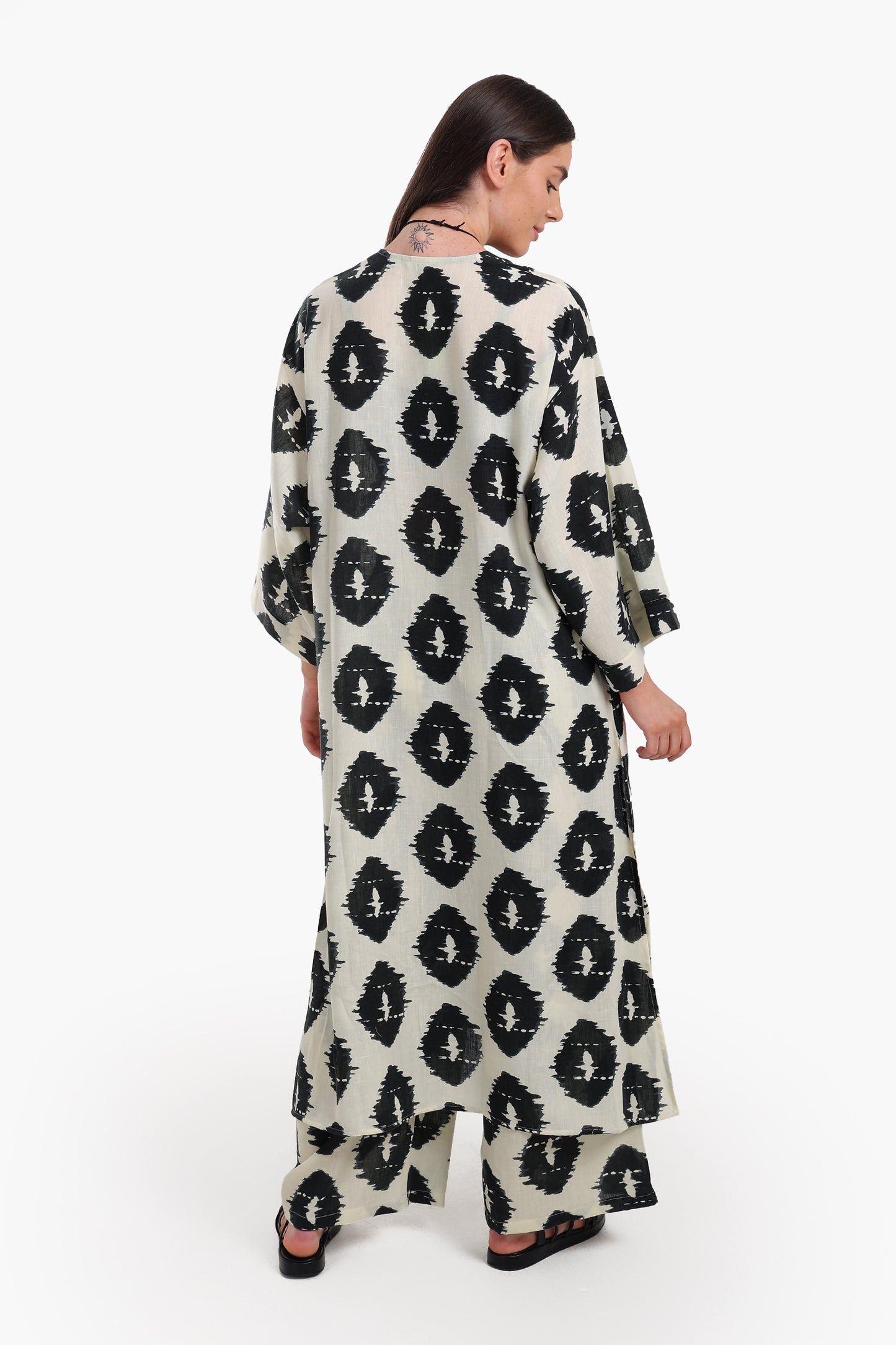 كيمونو تينسل واسع أنيق